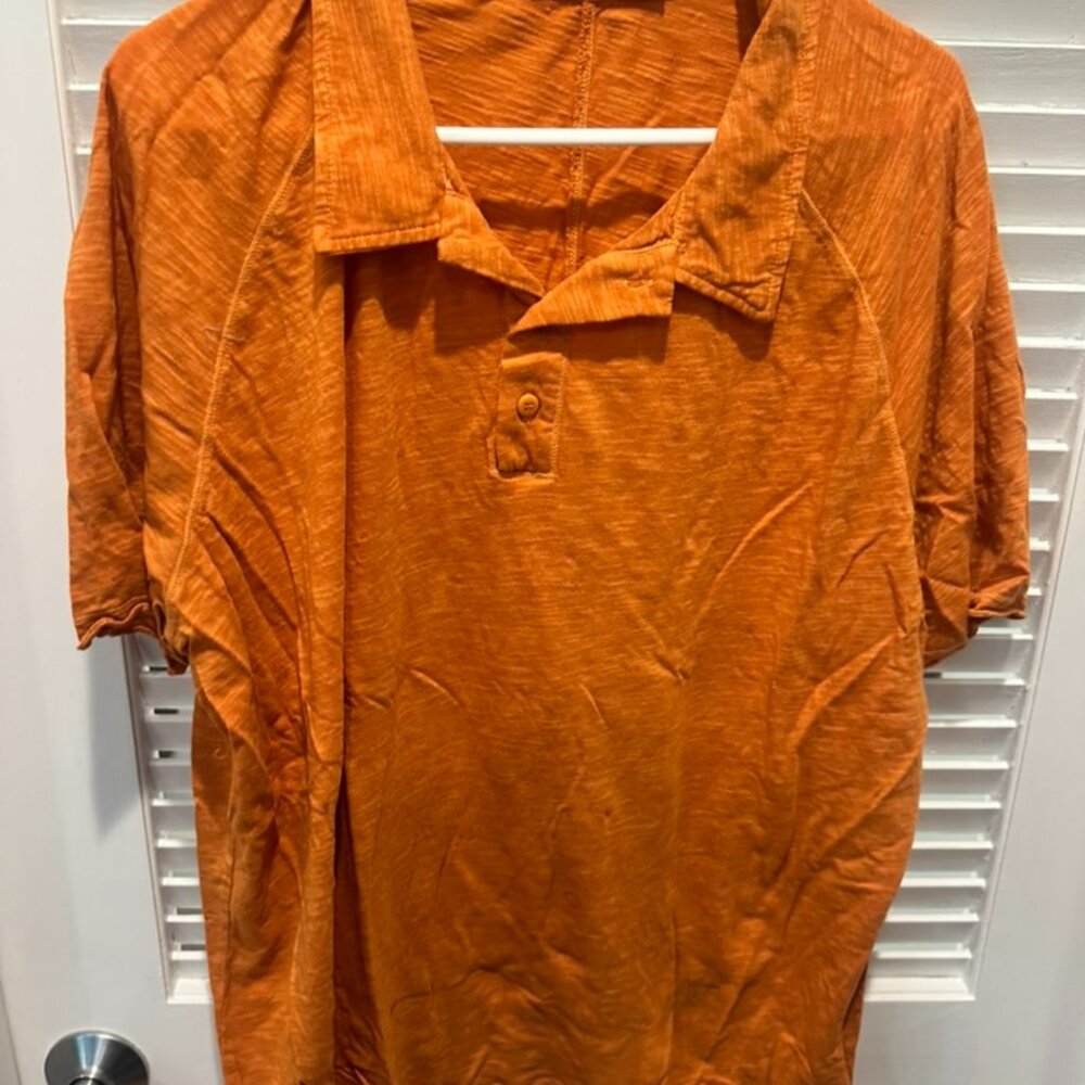 Agave men's Orange Polo XL